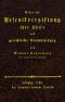 [Gutenberg 46878] • Ueber die Arsenikvergiftung ihre Hülfe und gerichtliche Ausmittelung